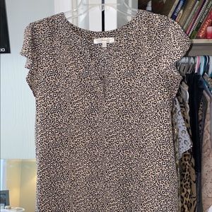 Leopard print top